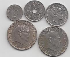 Dánia 1954-1979. 10ö-5K (5x) T:2
Denmark 1954-1979. 10 Öre - 5 Kroner (5x) C:XF