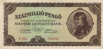 1946. 100.000.000P (2x) T:I