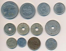 Hollandia/Írország/Spanyolország 1956-1997. 12db vegyes fémpénz T:vegyes Netherlands/Ireland/Spain 1956-1997. 12pcs of mixed coins C:miixed