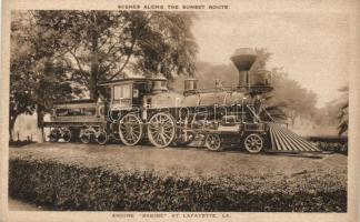 'Scenes along the Sunset route' Engine Sabine at Lafayette, LA