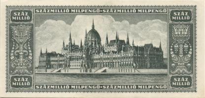 1946. 100.000MP (3x) klf színváltozatok T:II-,III + 100.000.000MP (2x) T:I-