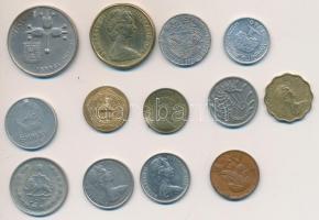 13db vegyes fémpénz különböző országokból T:vegyes
13pcs of mixed coins from different countries C:m...