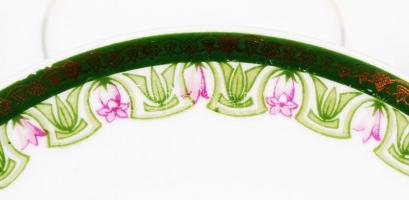 2 db porcelán kávés csésze és 7 db kistányér M-Z-Austria márkajellel