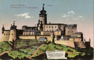 Ólubló vár a 18. században / castle in the 18th century