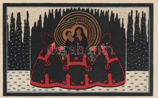 'Az Iparművészeti Iskola levelezőlapjai' Ungarische Werkstätte no. 2027. kiadja Rigler Rt., Budapest