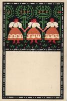 'Az Iparművészeti Iskola levelezőlapjai' Ungarische Werkstätte no. 2003. kiadja Rigler Rt., Budapest