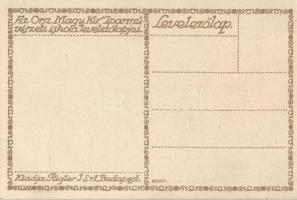 'Az Iparművészeti Iskola levelezőlapjai' Ungarische Werkstätte no. 2001. kiadja Rigler Rt....