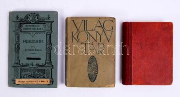 3db könyv: Dr. Thim József: Népszerű közegészségtan. Pozsony 1899. Kiadja Stampfel Károly., Walter Pater: A renaissance. Ford. Sebestyén Károly. Bp., 1913, Révai. Első kiadás.,  Jesús de Aragón: A levegő kalózai. Ford. Dr. Balogh Barna. Bp., 1928, Légrády.