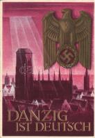 Danzig ist Deutsch / NSDAP Nazi Party propaganda, swastika. 6+4 Ga. (EK)
