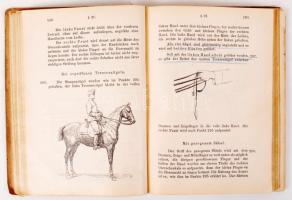 Exercier-Reglement für die k.u.k. Cavallerie. Wien 1898. 276p. + 2 melléklet (az 1. hiányzik) gerinc...