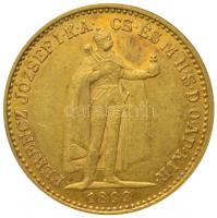 1893KB 20K Au "Ferenc József" Körmöcbánya (6.77g/0.900) T:2,2- Hungary 1893KB 20 Korona Au "Franz Joseph" Kremnitz (6.77g/0.900) C:aXF Huszár: 2198., Adamo K9