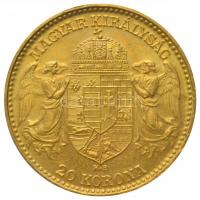 1914KB 20K Au "Ferenc József" Körmöcbánya (6.78g/0.900) T:2
Hungary 1914KB 20 Korona Au &q...