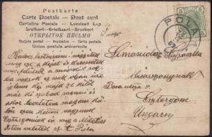 1907 Haditengerészekről (k. u k. Matrosenkorps) készült csoportkép fotólap / Navy. Photo postcard