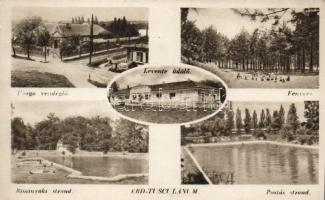 Érd-Tusculanum, Varga vendéglő, Riminyáki strand, fenyves, Postás strand