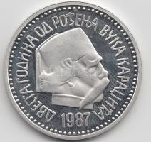 Jugoszlávia 1987. 5000D Ag "Karadzsics" T:PP Yugoslavia 1987. 5000 Dinara Ag "Karadzic" C:PP Krause KM#129