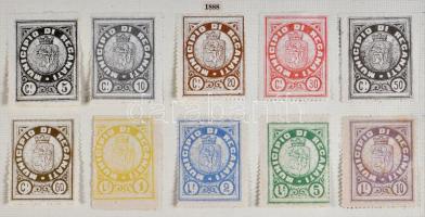 Olaszország Recanati 10 klf helyhatósági okmánybélyeg