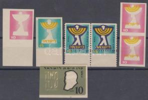 Izraeli segélybélyegek 6 db fázisnyomat
