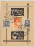 1937 Országos Kézművesipari Kiállítás és Őszi Lakberendezési Vásár levélzáró ív