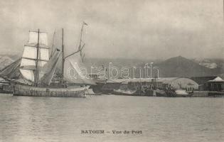 Batumi, Batoum; port, ships