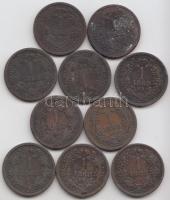 1868KB 1Kr (10x) T:2,2-,3