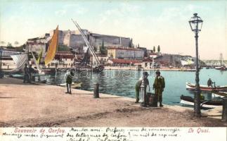 Corfu, quay (wet damage)