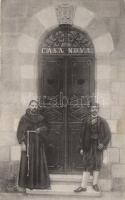 Jerusalem, 1910 Casa Nova / Franciscan house for pilgrims, monk (EK)