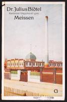 1932/1933 Dr. Julius Bidtel Kerámia-Vegyészeti gyár Meissen reklámnyomtatványa borítékban, 48 p.