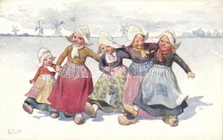 Dutch children, folklore, s: Feiertag, Holland folklór, s: Feiertag