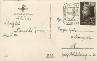 1943 Haditudósító Kiállítás Budapesten, Hanula haditudósító felvétele, katona lövészárokban / WWII H...