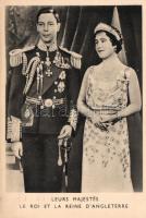 Leurs Majestes le Roi et la Reine d'Angleterre / Their Majesties the King George VI & Queen Elizabeth The Queen Mother