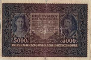 Lengyelország 1919. 1M + 20M +100M + 500M + 1000M + 5000M T:vegyes
Poland 1919. 1 Marka + 20 Marek +...