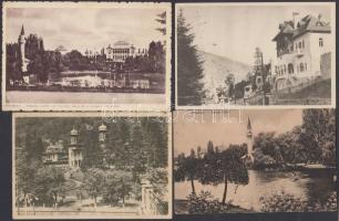 11 db régi és modern, fekete-fehér román képeslap vegyesen / 11 mixed, old and modern, black and white Romanian postcards