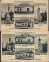 Ipolyvisk - 2 db régi városképes lap / 2 old postcards from Kingdom of Hungary