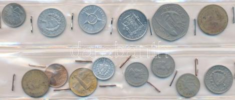 1955-1994. 14db vegyes fémpénz karibi országokból, közte Barbados, Bahama, Jamaica, Cuba stb. T:vegyes 1955-1994. 14pcs of mixed cons from Caribbean countries, for exampe from Barbados, Bahama, Jamaica, Cuba C:mixed