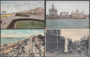 28 db főleg régi, angol képeslap / 28 mainly old, UK postcards