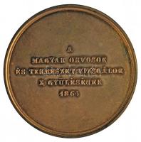 1864. MAROS VÁSÁRHELY SZ: KIR: VÁROSA / A MAGYAR ORVOSOK ÉS TERMÉSZET VIZSGÁLÓK X. GYŰLÉSÉNEK 1864&q...
