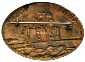 Osztrák-Magyar Monarchia ~1915. "ADRIA WACHT / 12" U-12-es tengeralattjárós fém jelvény (3...