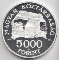 2004. 5000Ft Ag "Visegrádi vár" T:PP Csak 4000db! Adamo EM192