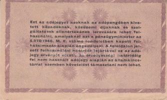 1946. 100.000AP vágáshibával T:III