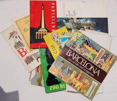 14 db európai turista-térkép Ausztria, Csehszlovákia, Németország