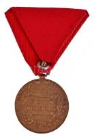 1898. "Jubileumi Emlékérem Fegyveres Erő Számára / Signum memoriae" Br kitüntetés mellszal...