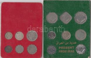 Irak 1959. 5F-100F 6xklf db szettben + 1980-1989. 5F-1D 8xdiff in set T:1-3
Iraq 1959. 5F-100F 6xdif...