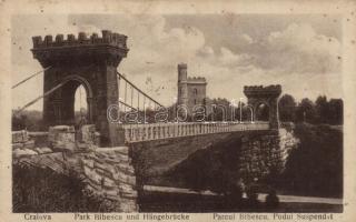 Craiova Bibescu park, Suspension bridge