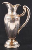 Dekoratív ezüst (Ag.) karaffa, belül aranyozott, apró hibákkal, jelzett, mesterjeles, nettó: 294 g, m:19 cm / Silver jug