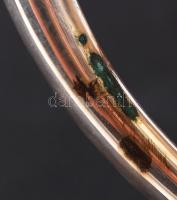 Dekoratív ezüst (Ag.) karaffa, belül aranyozott, apró hibákkal, jelzett, mesterjeles, nettó: 294 g, ...