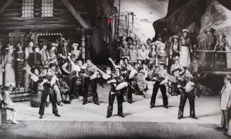 cca 1960-1970 Pécsi színház előadásai 9 db nagyméretű fotó 43x33 cm