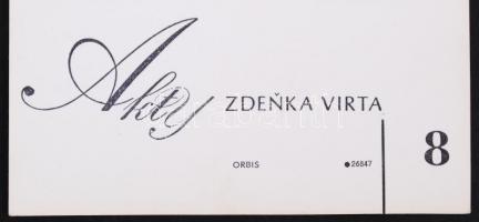 Zdenka Virta: Akt fotómappa 15 db képpel / 
Nude photo set of 15 pieces 13x18 cm