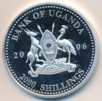 Uganda 2006. 2000Sh Ag "A labdarúgás halhatatlanjainak csarnoka - Ukrajna 2000-es évek / Andrij...