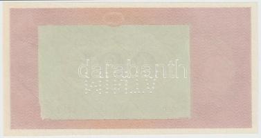 1926. 100P kétoldali fázisnyomata "E 000 - 000000" sor- és sorozatszámmal illetve "MI...