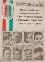 Kisgazda választási plakát